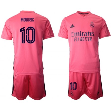 Billiga Fotbollströjor Real Madrid Luka Modric 10 Barn Borta tröja 2020/21 Kortärmad
